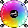 AEROCOOL 120 mm wentylator do obudowy PC SPECTRO12 RGB, 12 V, 1000 RPM, 3,6 W, Molex, antywibracyjny, łożysko ślizgowe, czarny