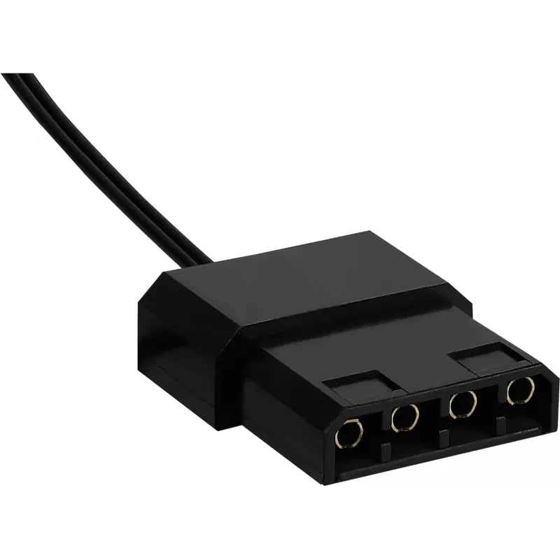 AEROCOOL 120 mm wentylator do obudowy PC SPECTRO12 RGB, 12 V, 1000 RPM, 3,6 W, Molex, antywibracyjny, łożysko ślizgowe, czarny