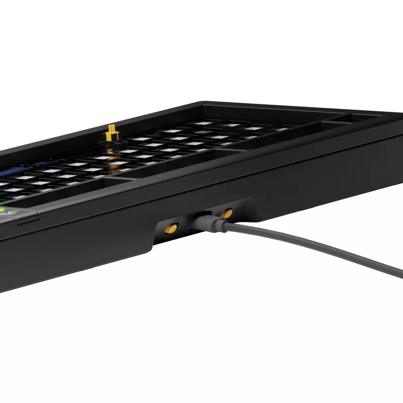 Glorious Gaming GMMK 3 75% Barebones Wired Czarny - ISO, 75%, Wired, USB, RGB LED, Czarny