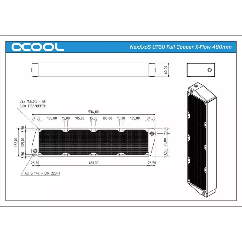 Radiator Alphacool NexXxoS UT60 1011667