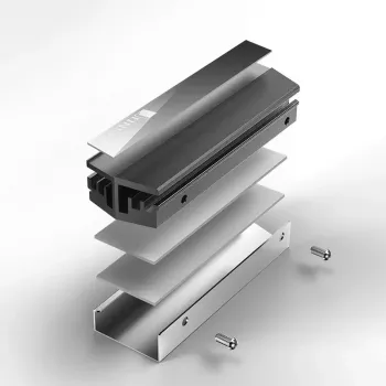 Radiator/Chłodnica Jonsbo M.2 szary Czarny Szary 1 szt. 23,2 mm 76,3 mm 17,4 mm