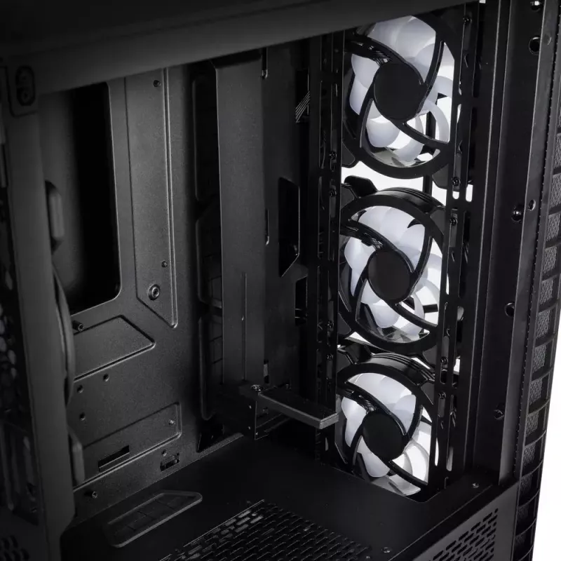 Obudowa PC Kolink Observatory Y AMD SE ARGB Midi Tower Czarna, Przezroczysta