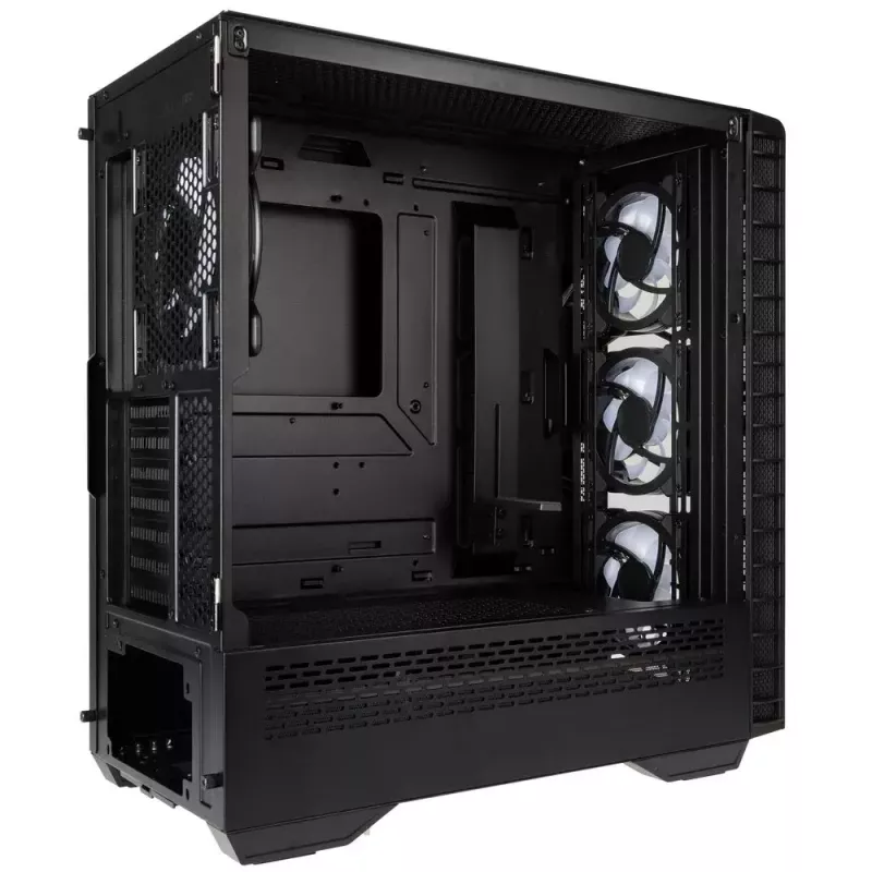 Obudowa PC Kolink Observatory Y AMD SE ARGB Midi Tower Czarna, Przezroczysta