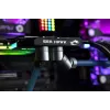 Złączka EK Water Blocks STC 10/13 Mosiądz Tytanowa Wysokość 19 mm Średnica 2 cm