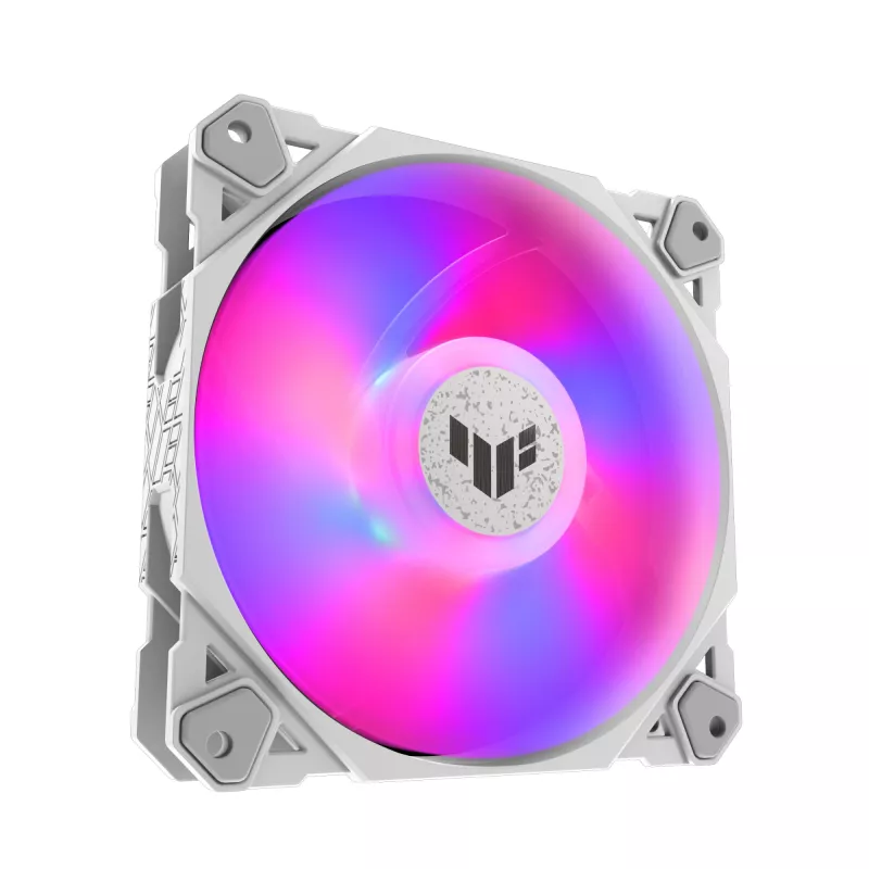 ASUS TUF GAMING TF120 ARGB biały EDITION Obudowa komputera Chłodzenie powietrzem 12 cm 1 szt.