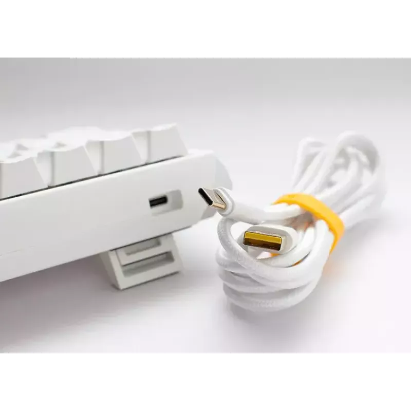 Klawiatura mechaniczna Ducky One 3 Mini Pure White Gaming USB German RGB