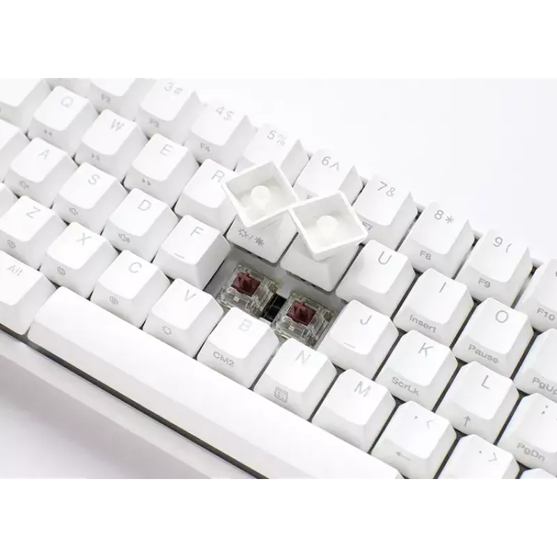 Klawiatura mechaniczna Ducky One 3 Mini Pure White Gaming USB German RGB