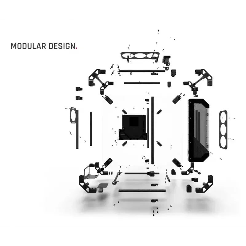 PC Case Alphacool Apex Pro Skeleton Full Tower Czarny