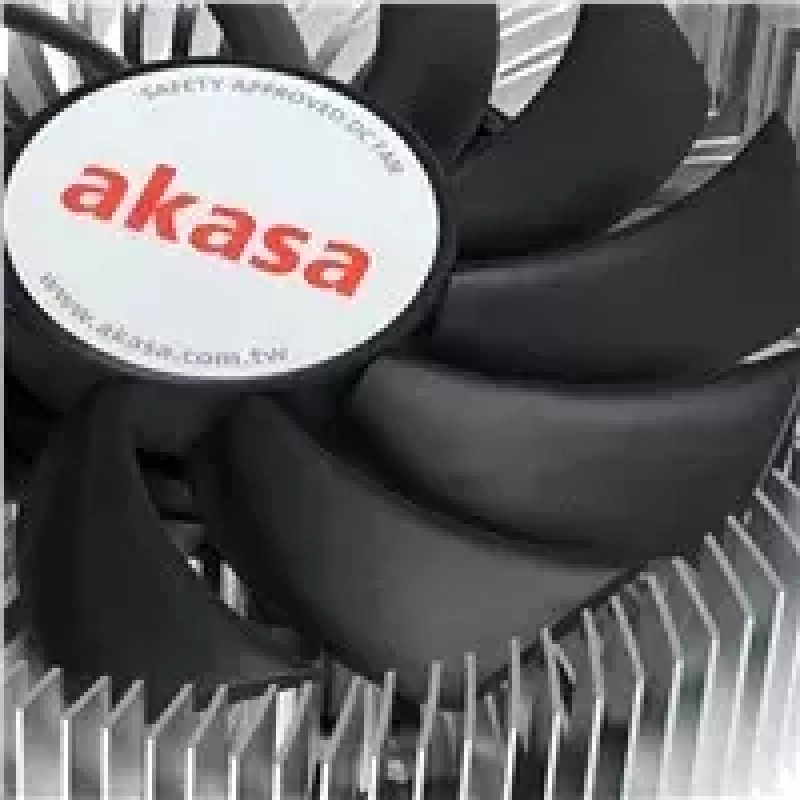 Chłodzenie procesora Akasa Al LGA1700 do Thin Mini-ITX — niskoprofilowy radiator aluminiowy