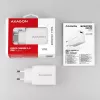 Axagon ACU-QC19W ładowarka sieciowa 1x QC3.0/AFC/FCP/SMART 19W biała