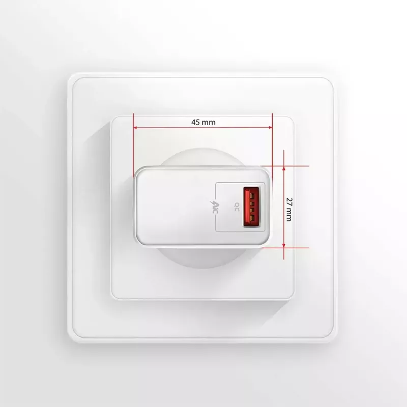 Axagon ACU-QC19W ładowarka sieciowa 1x QC3.0/AFC/FCP/SMART 19W biała