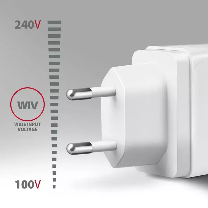 Axagon ACU-QC19W ładowarka sieciowa 1x QC3.0/AFC/FCP/SMART 19W biała