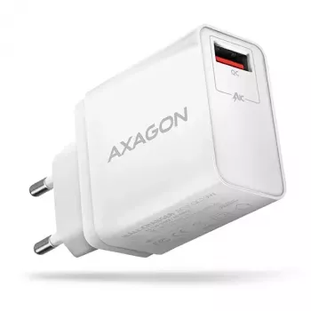 Axagon ACU-QC19W ładowarka sieciowa 1x QC3.0/AFC/FCP/SMART 19W biała