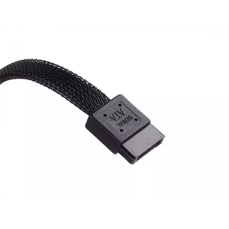 Kabel Silverstone CP10 0.5m SATA 6-pin Slimline Męski