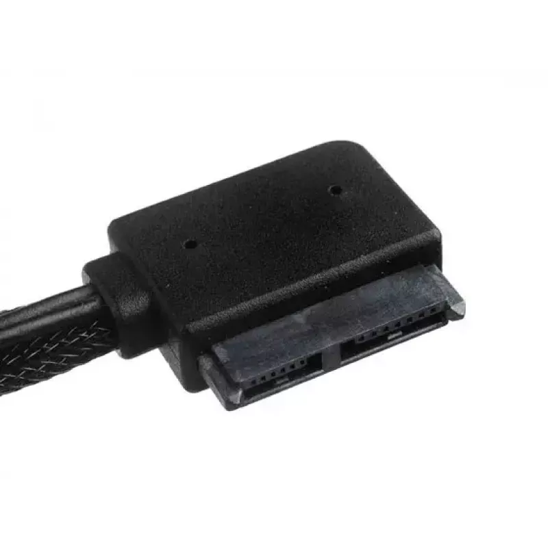 Kabel Silverstone CP10 0.5m SATA 6-pin Slimline Męski