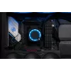 Chłodzenie cieczą EK Water Blocks Nucleus AIO CR360 Lux D-RGB 12 cm Czarny