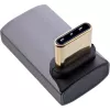 Adapter InLine USB4, USB-C męski/żeński kątowy góra/dół, aluminium, szary