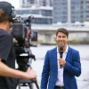Ręczny mikrofon pojemnościowy RØDE Interview Pro — dookólny, 48 kHz/32-bit, 32 GB, bezprzewodowy, max 200 m, czarny