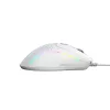 Glorious Gaming Glorious Model D 2 Wired - Matowy biały, Praworęczna, Optyczna, USB Type-A, 26000 DPI, Biały