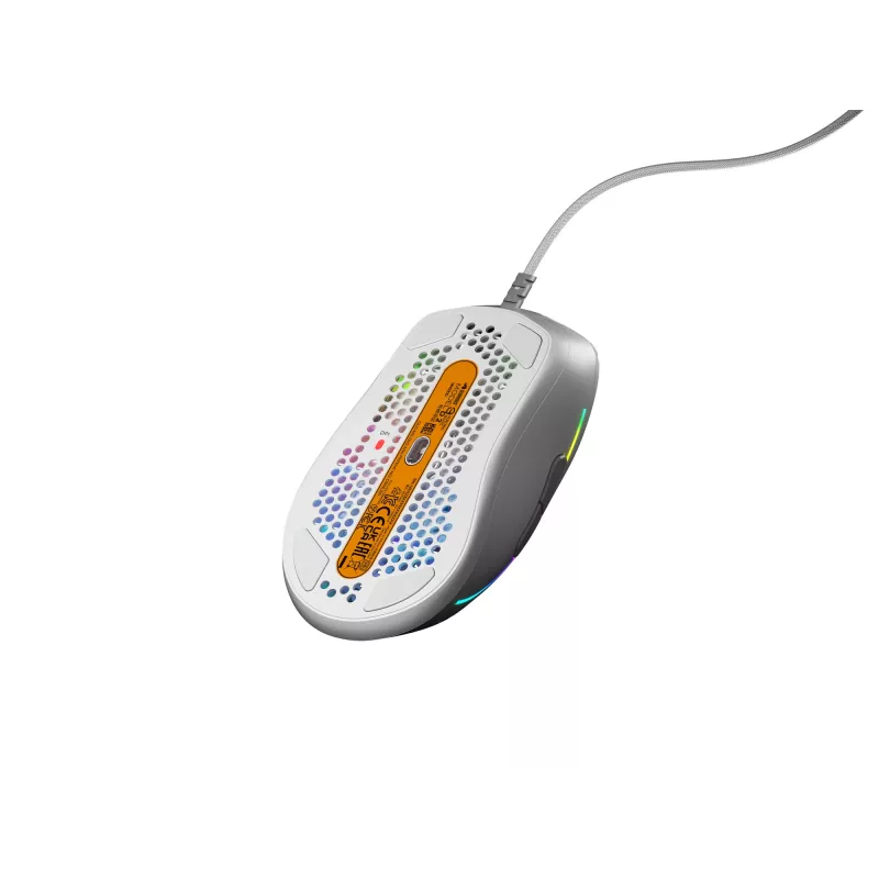 Glorious Gaming Glorious Model D 2 Wired - Matowy biały, Praworęczna, Optyczna, USB Type-A, 26000 DPI, Biały