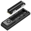 GrauGear G-M205-20G-F stacja dokująca do dysków M.2 NVMe/NGFF SSD, USB 3.2 Gen 2x2 Type-C, 20 Gb/s, czarna