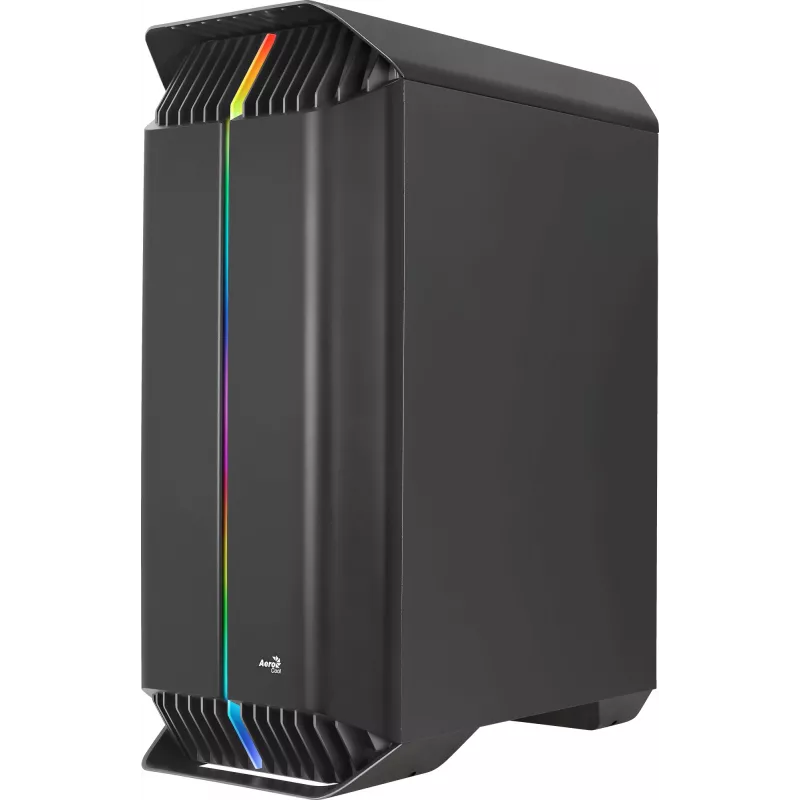 Aerocool GLADIATOR DUO ATX Gaming Case 3x ARGB 12cm Fans, Midi Tower, PC, Czarny, ATX, micro ATX, Mini-ITX, ABS, SPCC, Gaming