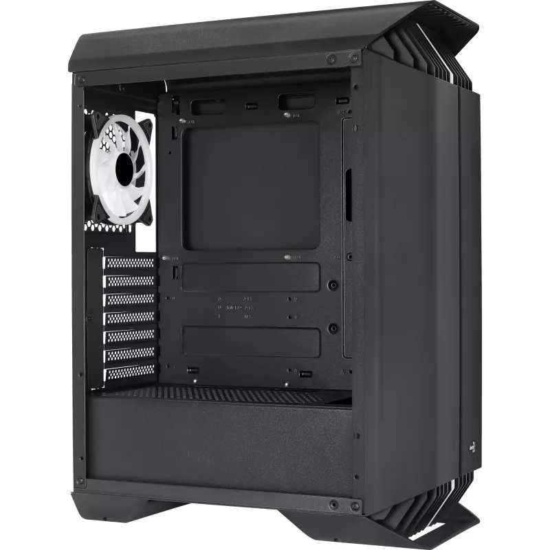 Aerocool GLADIATOR DUO ATX Gaming Case 3x ARGB 12cm Fans, Midi Tower, PC, Czarny, ATX, micro ATX, Mini-ITX, ABS, SPCC, Gaming