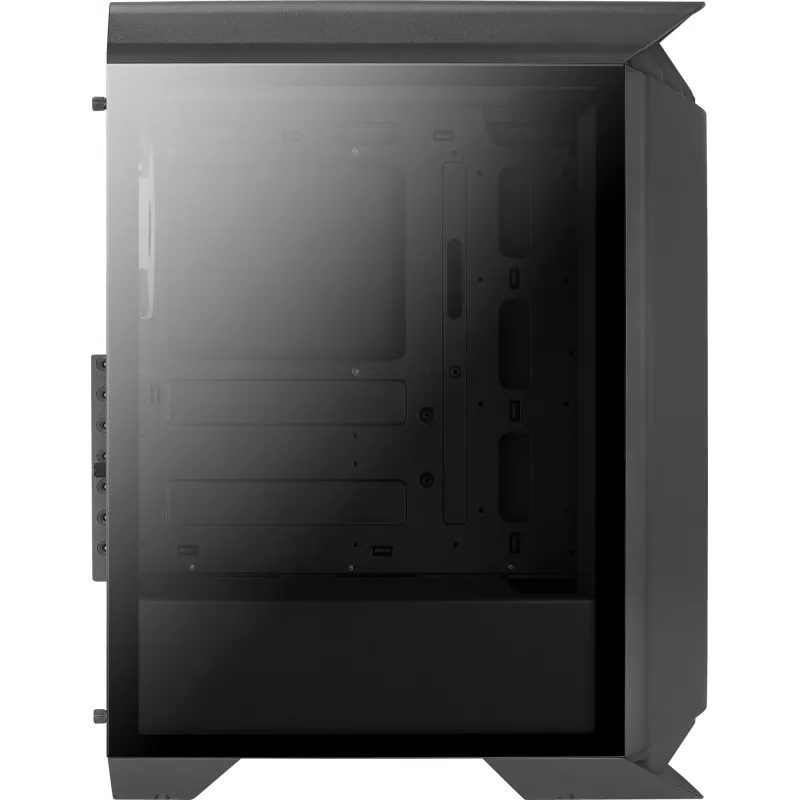 Aerocool GLADIATOR DUO ATX Gaming Case 3x ARGB 12cm Fans, Midi Tower, PC, Czarny, ATX, micro ATX, Mini-ITX, ABS, SPCC, Gaming