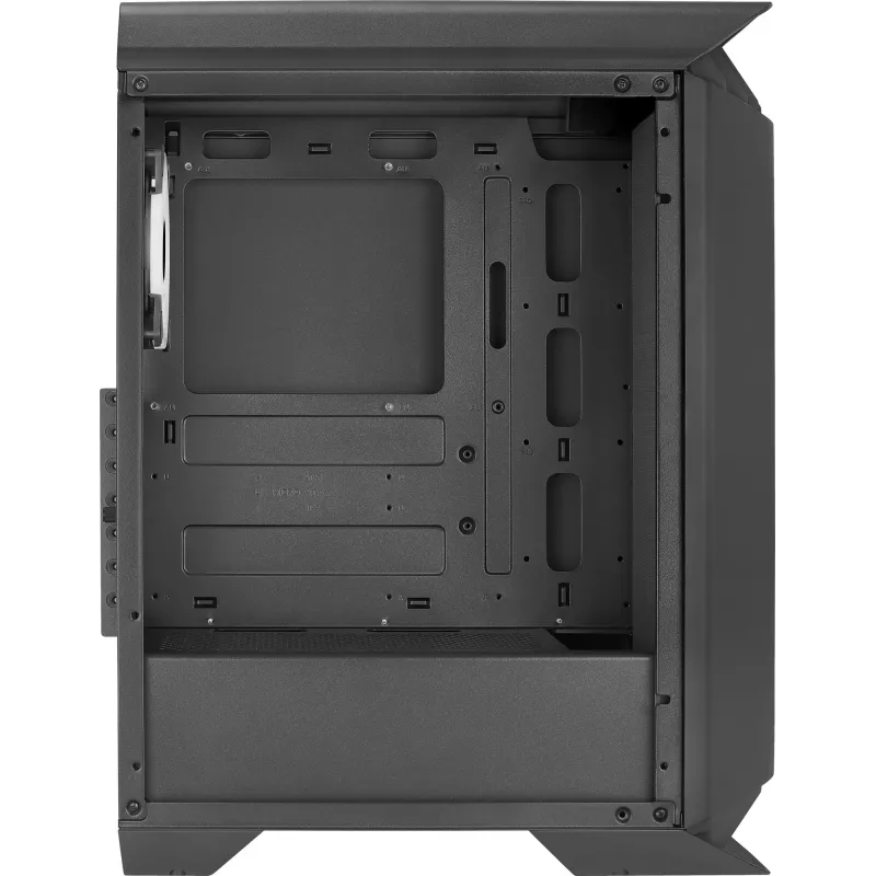 Aerocool GLADIATOR DUO ATX Gaming Case 3x ARGB 12cm Fans, Midi Tower, PC, Czarny, ATX, micro ATX, Mini-ITX, ABS, SPCC, Gaming