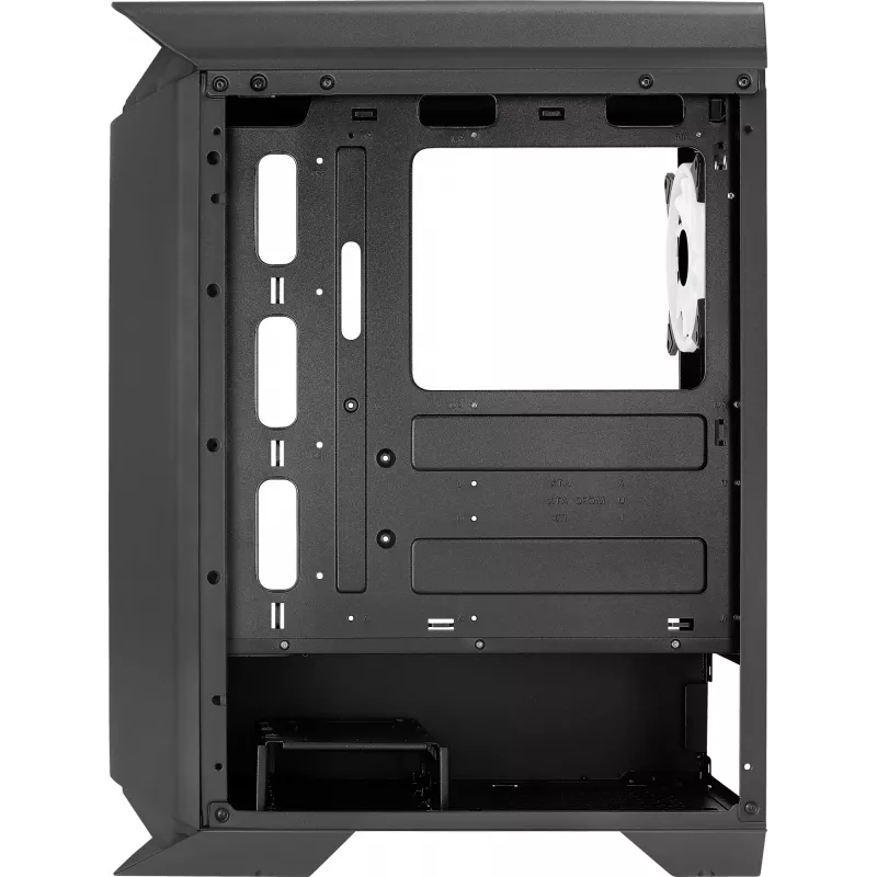 Aerocool GLADIATOR DUO ATX Gaming Case 3x ARGB 12cm Fans, Midi Tower, PC, Czarny, ATX, micro ATX, Mini-ITX, ABS, SPCC, Gaming