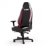 Fotel gamingowy noblechairs LEGEND Wyściełane siedzisko Czarny Czerwony Biały 150 kg