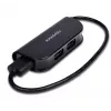 Axagon HUE-X4B koncentrator interfejsu USB 2.0 480 Mbit/s Czarny