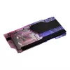 Blok wodny + backplate Phanteks Glacier G40 Acrylic miedź Czarny Transparent
