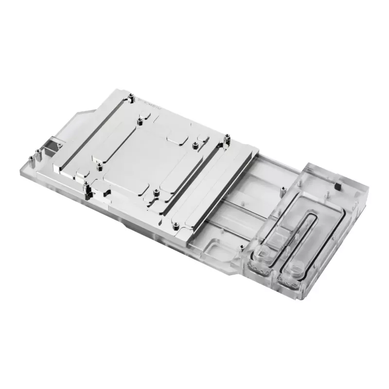 Blok wodny + backplate Phanteks Glacier G40 Acrylic miedź Czarny Transparent