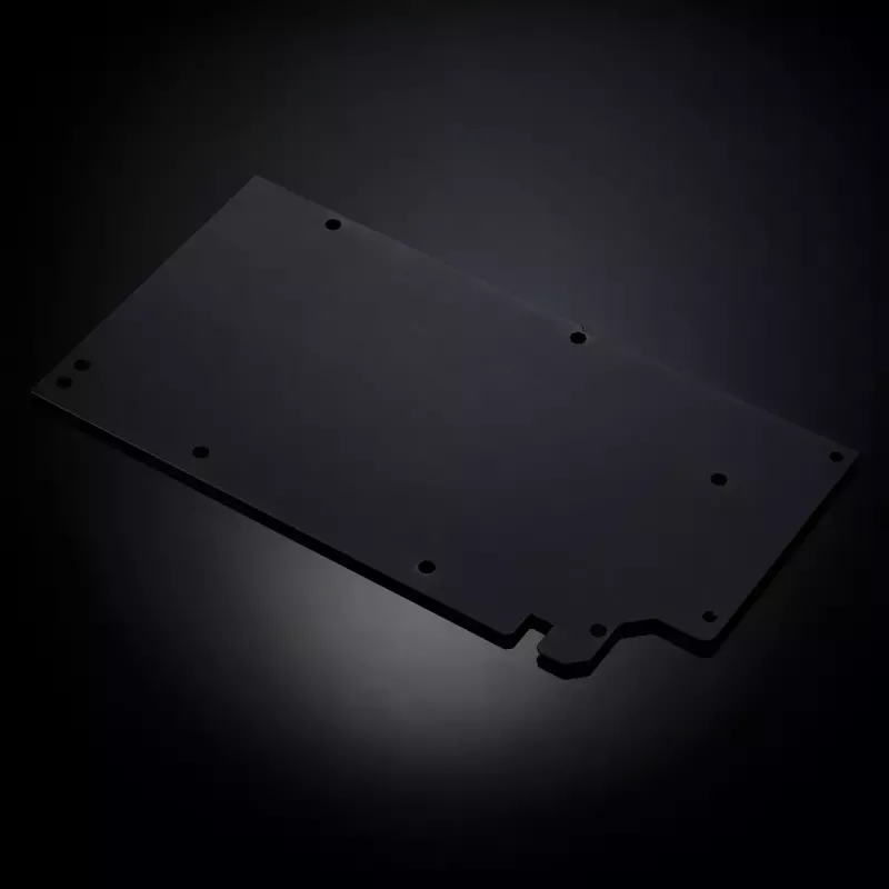 Blok wodny + backplate Phanteks Glacier G40 Acrylic miedź Czarny Transparent