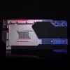 Blok wodny + backplate Phanteks Glacier G40 Acrylic miedź Czarny Transparent