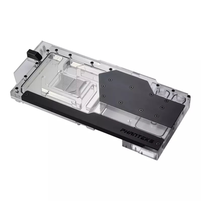 Blok wodny + backplate Phanteks Glacier G40 Acrylic miedź Czarny Transparent