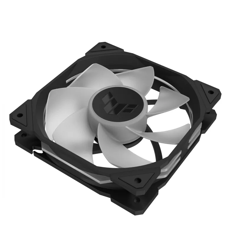 Wentylator ASUS TUF Gaming TR120 ARGB Reverse Triple Pack — 3×120 mm, 2200 obr./min, PWM, 2,75 mmH2O, 16 diod LED, czarny