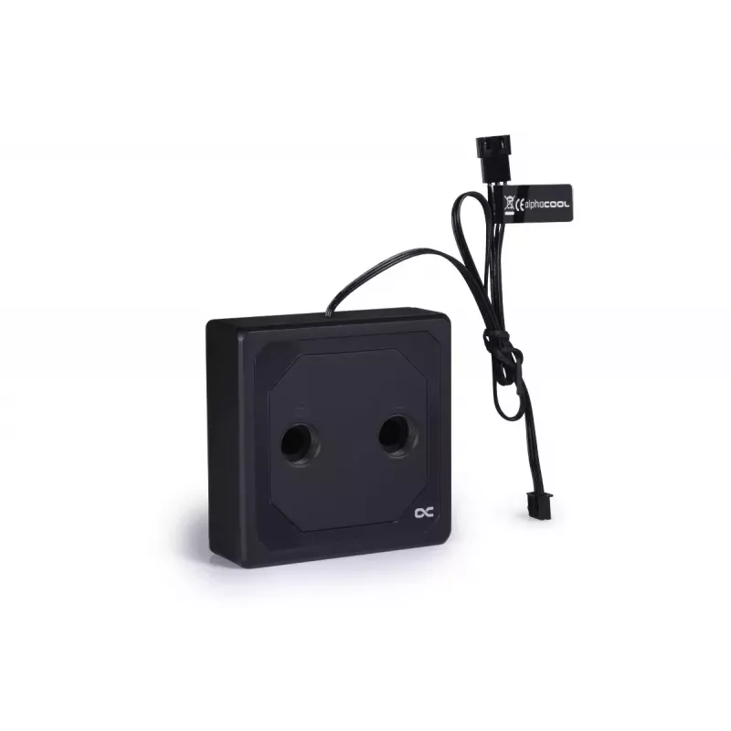 Blok wodny Alphacool 13082 mosiądz miedź czarny 70 mm