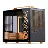 Obudowa komputerowa JONSPLUS MATX Handle Case Z20 - Czarno-Pomarańczowa