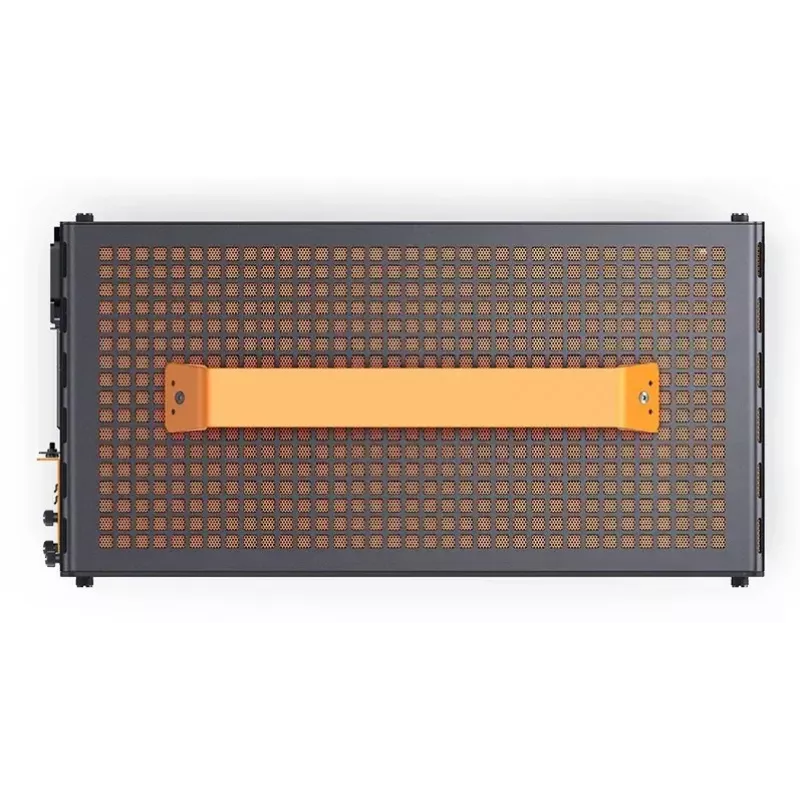 Obudowa komputerowa JONSPLUS MATX Handle Case Z20 - Czarno-Pomarańczowa