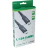 Kabel USB4 InLine 35901A 1m USB-C męski/męski 8K60Hz czarny