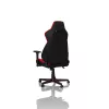 Fotel gamingowy Nitro Concepts S300 z obiciem materiałowym, regulowana wysokość 128–140 cm, szerokość oparcia 56 cm, siedzisko materiałowe (Czarny/Czerwony)