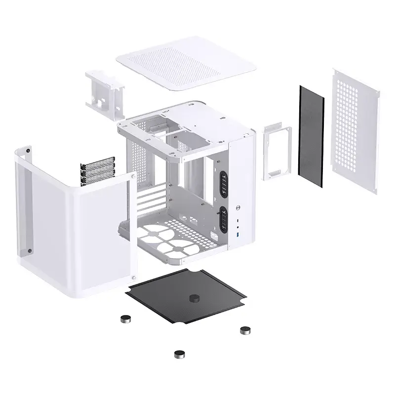Obudowa PC Jonsbo TK-1 2.0 Mini Tower biała