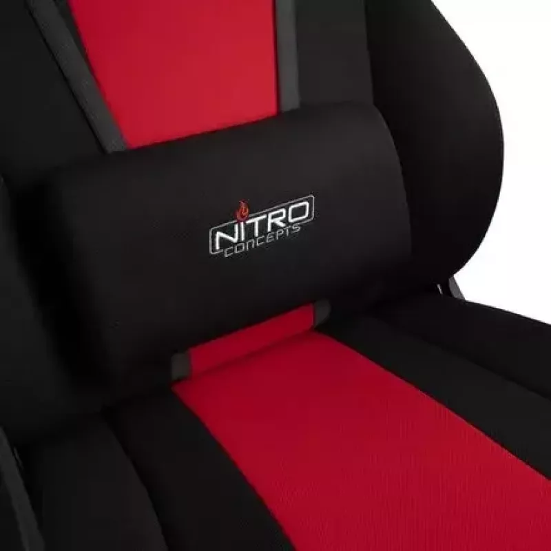 Tapicerowane siedzisko Nitro Concepts E250 Czarny czerwony Height adjustable