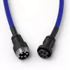 Zwinięty kabel USB GLORIOUS do klawiatur mechanicznych, GMMK Cobalt niebieski GLO-KB-ACC-CBL-COIL-CBLU