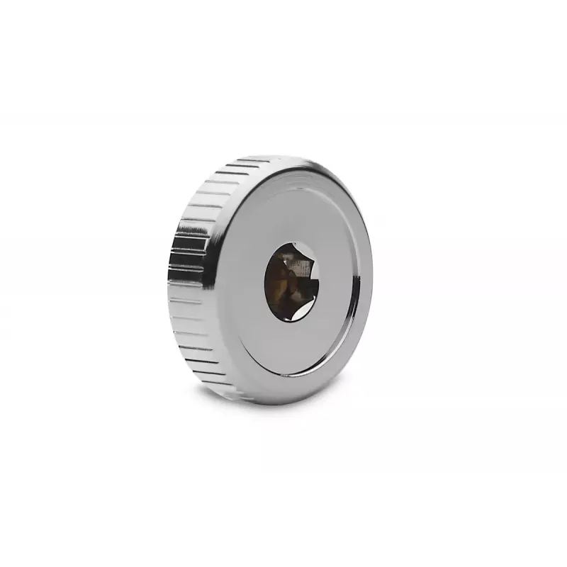 Zaślepka EKWB Quantum Torque Plug — Niklowana stal nierdzewna, Ø 2,3 cm