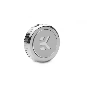 Zaślepka EKWB Quantum Torque Plug — Niklowana stal nierdzewna, Ø 2,3 cm