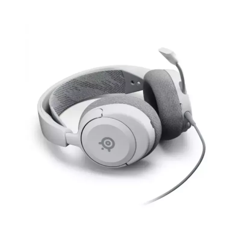 Zestaw słuchawkowy STEELSERIES Arctis Nova 1 przewodowy 3,5 mm, binauralny, biały, kabel 1,2 m, odłączany, mikrofon na wysięgniku