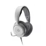 Zestaw słuchawkowy STEELSERIES Arctis Nova 1 przewodowy 3,5 mm, binauralny, biały, kabel 1,2 m, odłączany, mikrofon na wysięgniku